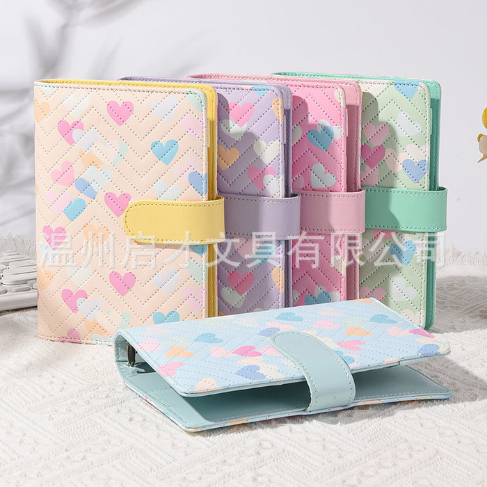 Wholesale Pu Notebook Cash Budget Loose-Leaf Financial Notebook