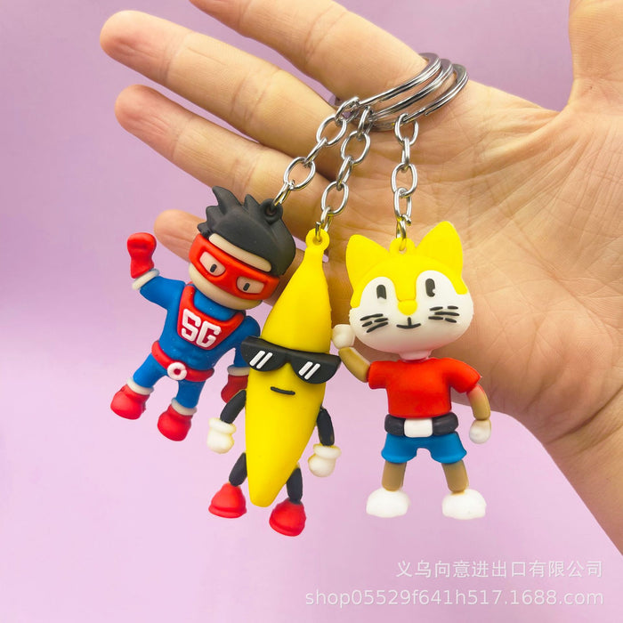 Wholesale PVC Cartoon Doll Keychain JDC-KC-XiangY052