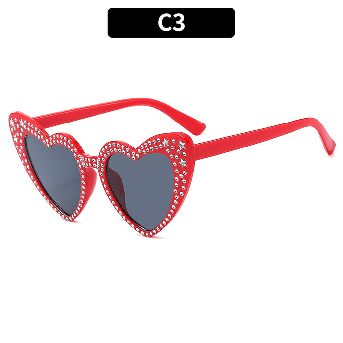 Wholesale Diamond-encrusted Love PC Sunglasses JDC-SG-XIa082