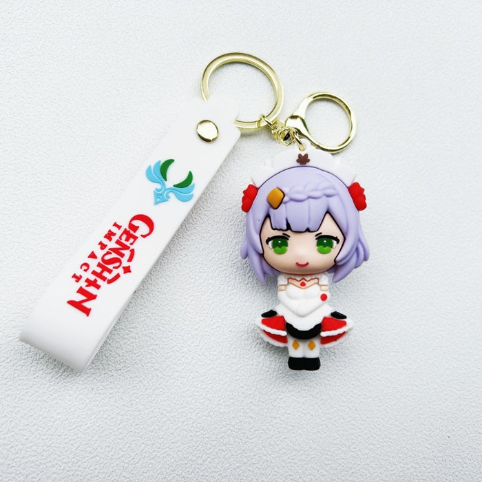 Wholesale Cartoon Doll Silicone Keychains (F) JDC-KC-Chucheng006