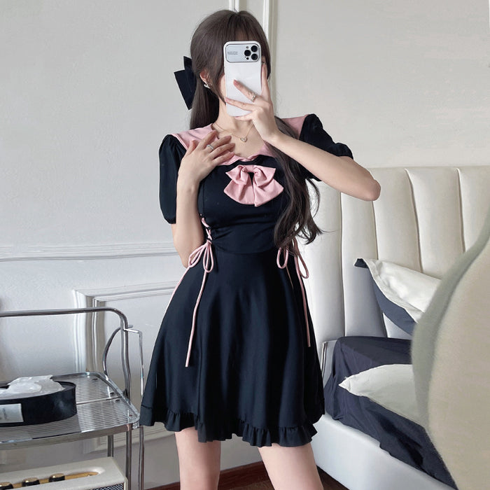 Wholesale Swimsuit women's girl's skirt conservative slimming belly covering student Hot Spring Leisure swimsuit women's