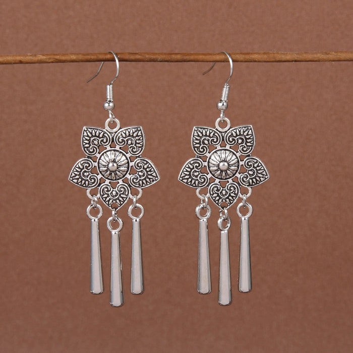 Wholesale Alloy Tassel Long Earrings JDC-ES-Gumi005