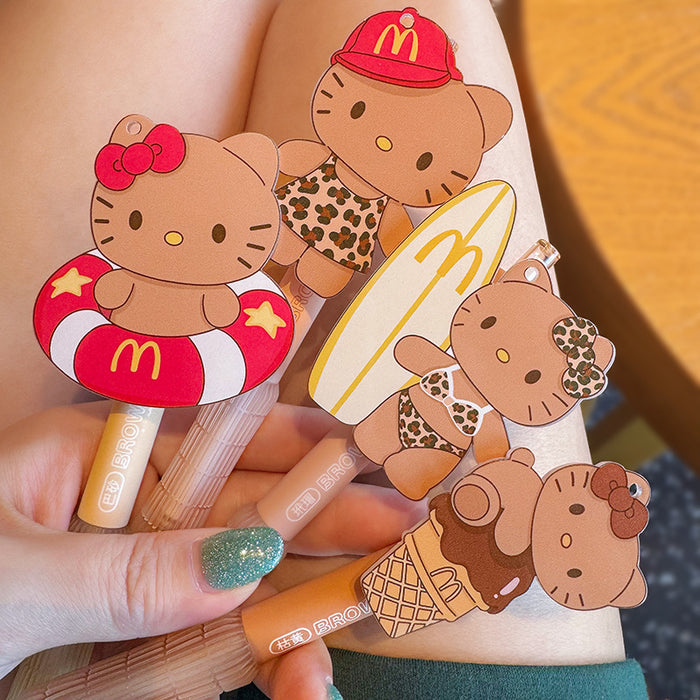 Wholesale Cute cartoon kitten ballpoint pen click gel pen cute writing pen