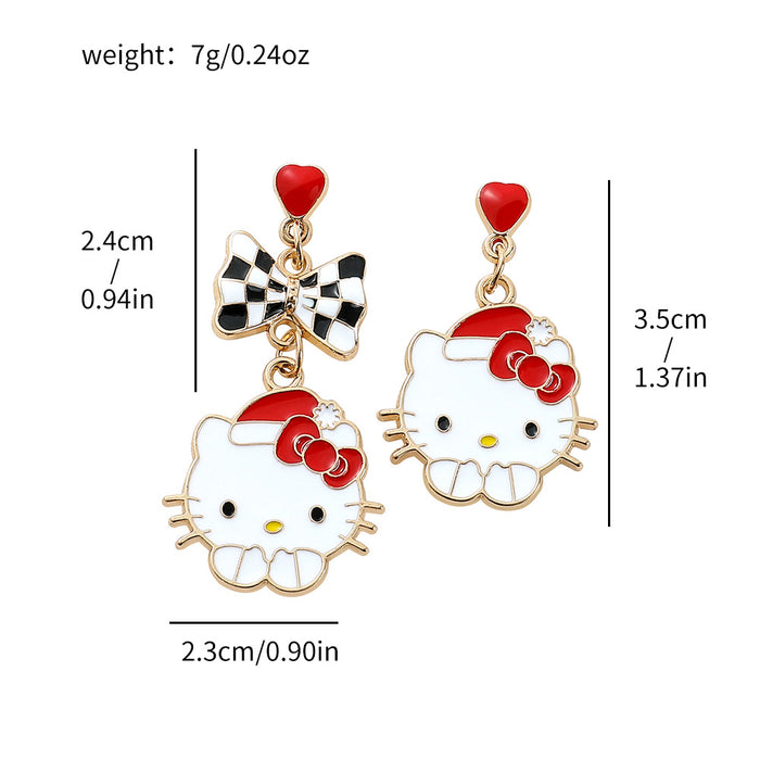 Wholesale  cartoon earrings cuteearrings  Christmas earrings