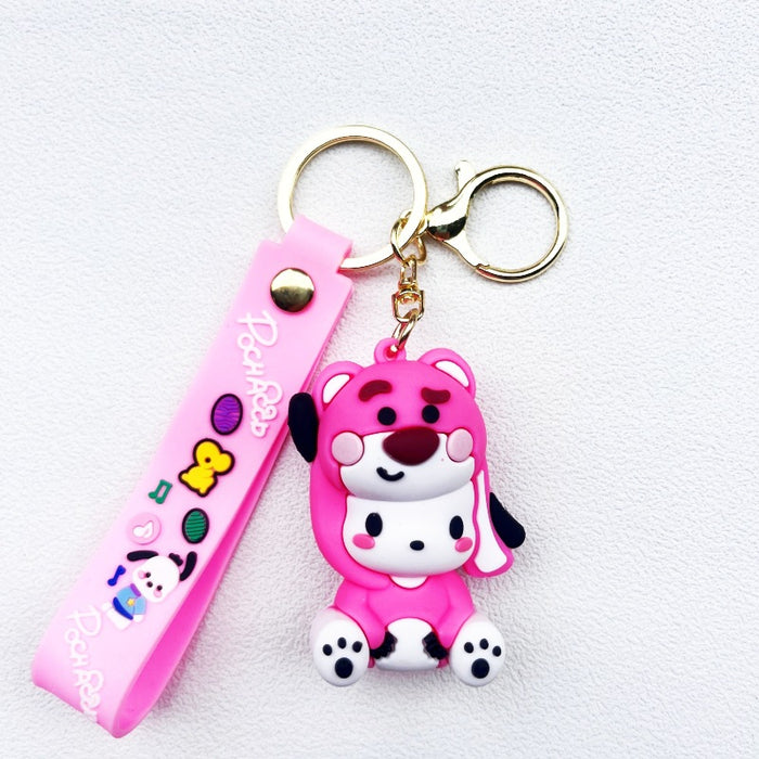 Wholesale PVC Cartoon Doll Keychain JDC-KC-WuYi191