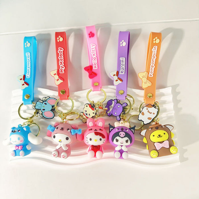 Wholesale PVC Cartoon Doll Keychain JDC-KC-BaoDou006