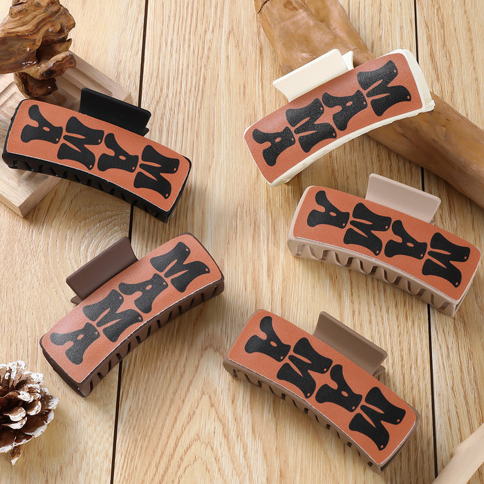 Wholesale printed square hairpin  simple all-match Hair Clips