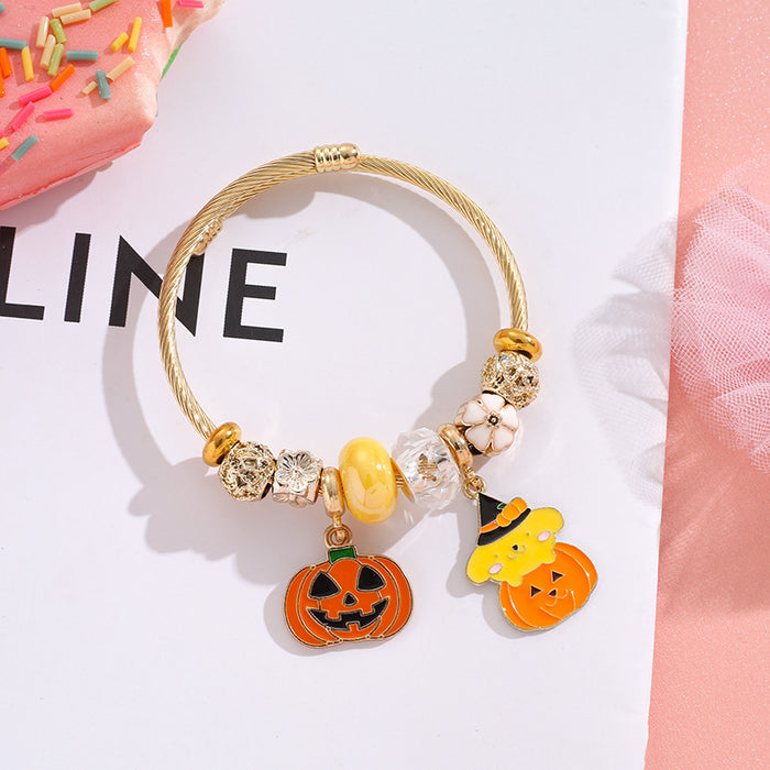 Wholesale Halloween Adjustable Alloy Bracelet JDC-BT-xiaobo010