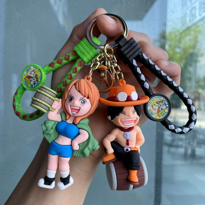 Wholesale Peripheral keychain cartoon doll couple bag pendant small gift wholesale