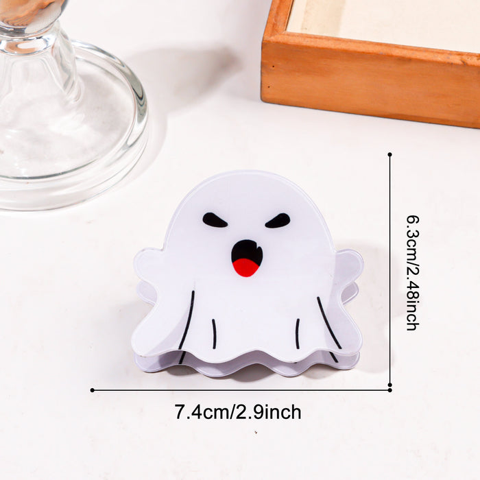 Wholesale PVC  Ghost Shark Hair Claw Clip Funny Hair Gripper For Festive Everyday Styling And Boutique Resale