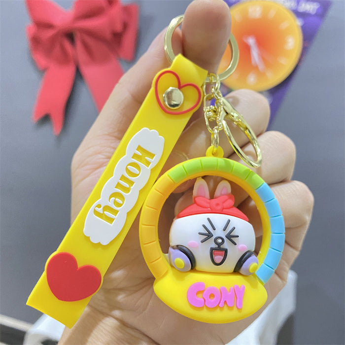 Wholesale PVC Cute Cartoon 3D Doll Keychain JDC-KC-WuYi260