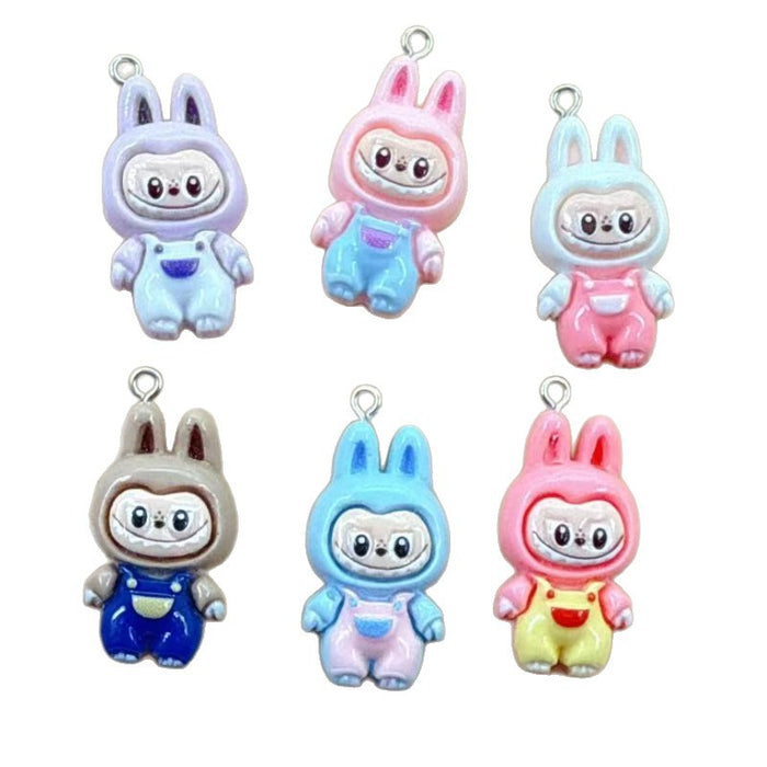 Wholesale 10pcs DIY Cream Clay Headwear Hair Clips,  Refrigerator Magnets,  Shoe Buckles,  Earrings,  Keychains Pendant