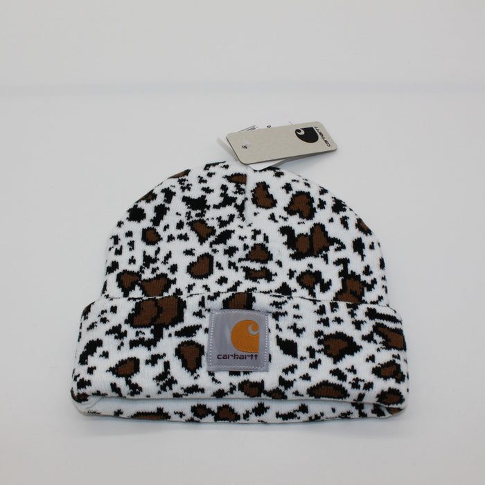 Wholesale Autumn and Winter Camouflage Knitted Folded Wool Ear Hat JDC-FH-QingCL015