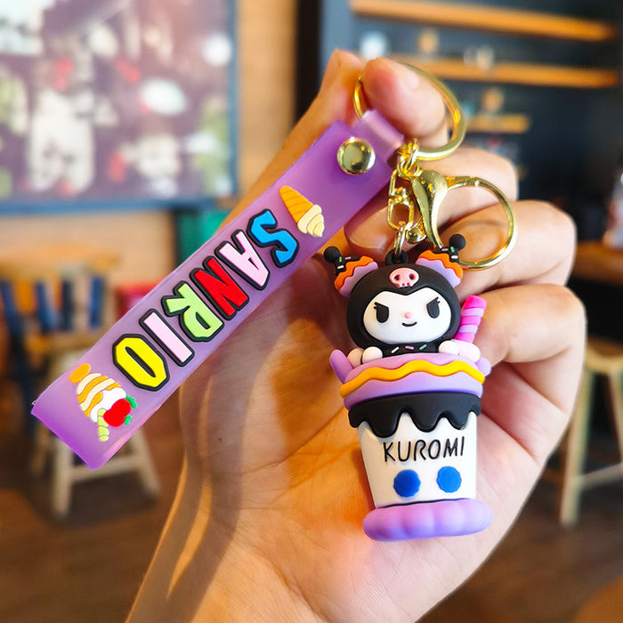 Wholesale Cartoon Ice Cream Key Chain