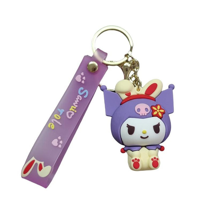 Wholesale Cartoon Doll Silicone Keychain (S) JDC-KC-ZhuoRan009