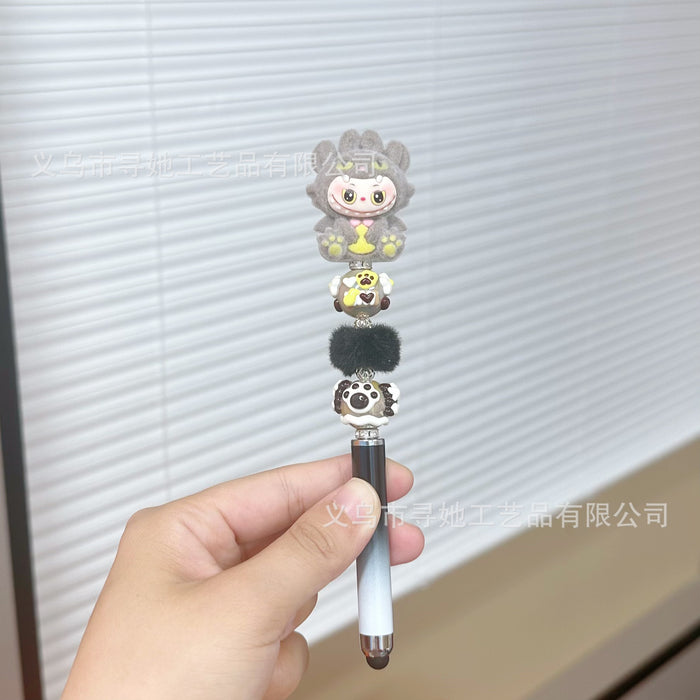 Wholesale DIY Cute Beaded Pen for Mobile Phones and Tablets Touch Screen Gel Ballpoint Pen