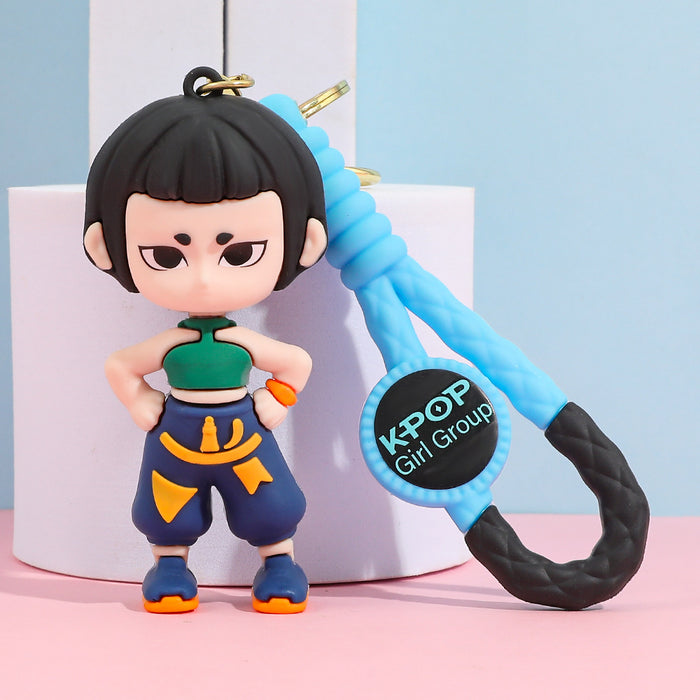 Wholesale KPOP keychain PVC backpack charm
