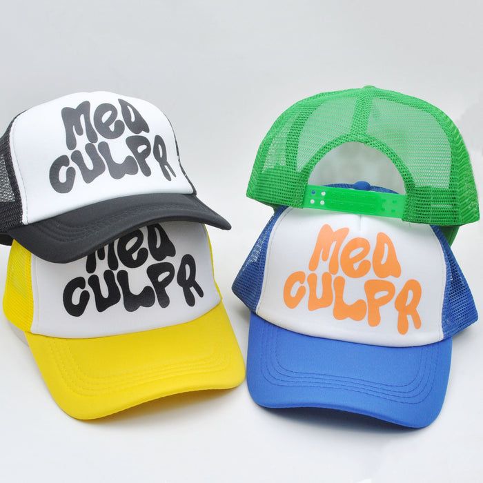 Wholesale Polyester Letter Printed Mesh Cap Baseball Cap JDC-FH-PNi023