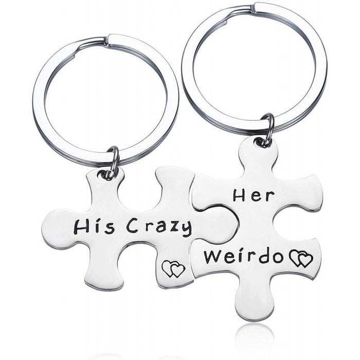 Wholesale Valentine's Day Anniversary Gift Stainless Steel Keychain JDC-KC-TangMumao001