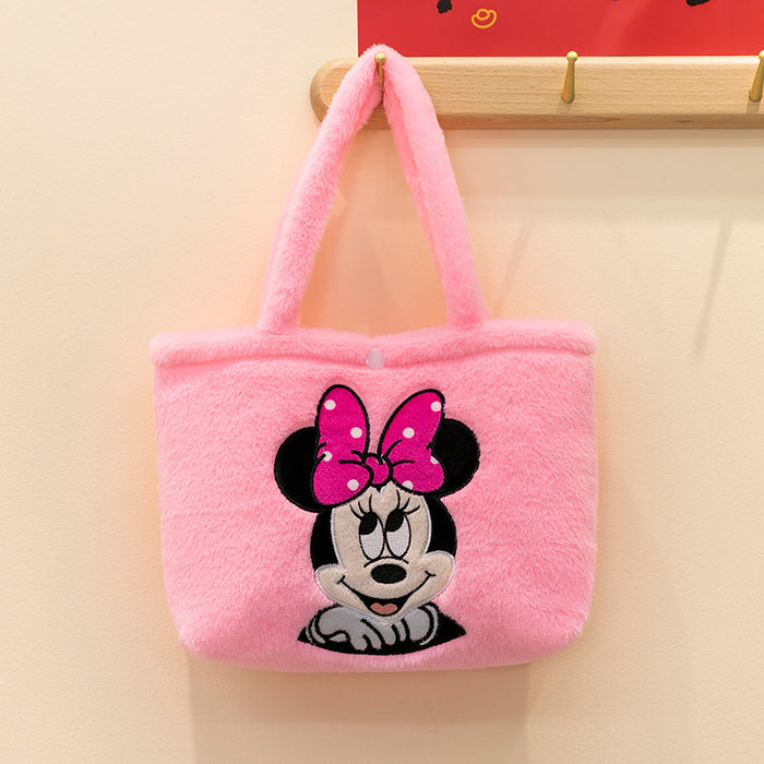 Wholesale Cute Cartoon Plush Cat Handbag Kids Coin Purse Gift Bag