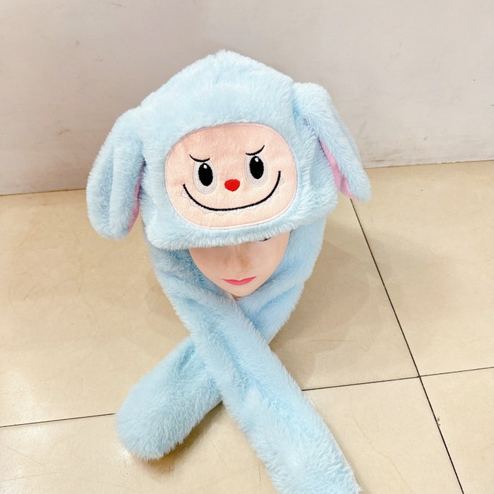 Wholesale Moving hat with light plush airbag hat that moves when you pinch the ears
