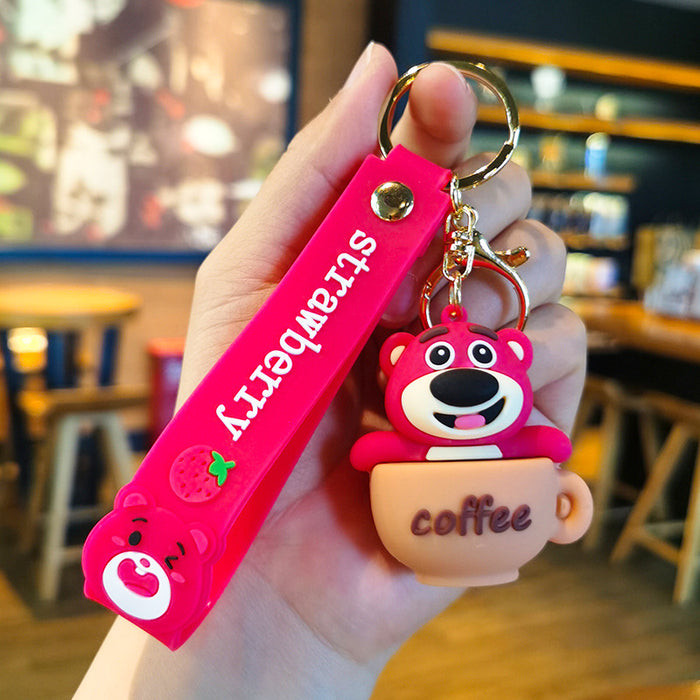 Wholesale Cartoon Doll Silicone Keychain JDC-KC-Tingm269