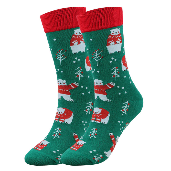 Wholesale Christmas Cotton Socks JDC-SK-XQ037