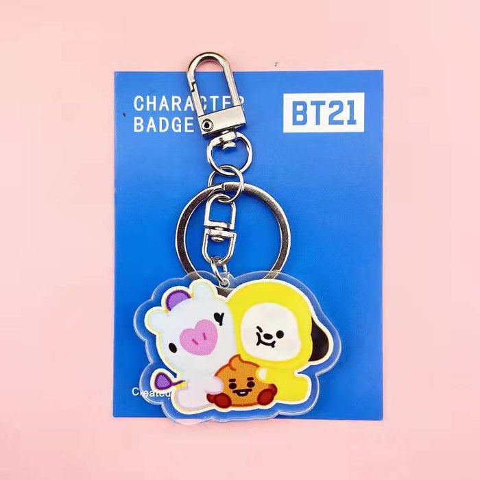 Wholesale Acrylic Cartoon Pendant Keychain JDC-KC-ZhangX008