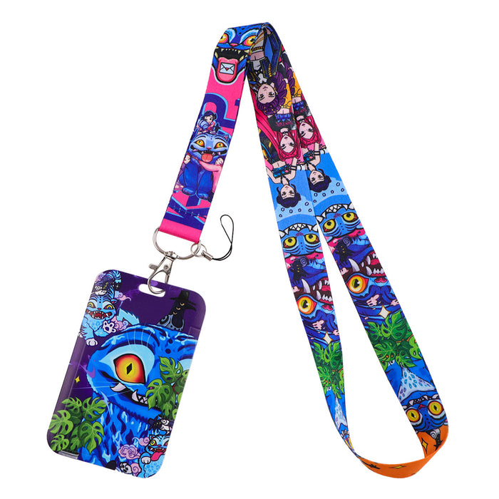 Wholesale Kpop Team Mobile Phone Lanyard Keychain and Card Holder