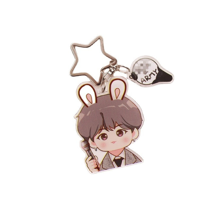 Wholesale Cartoon Acrylic Keychain JDC-KC-HanTian019