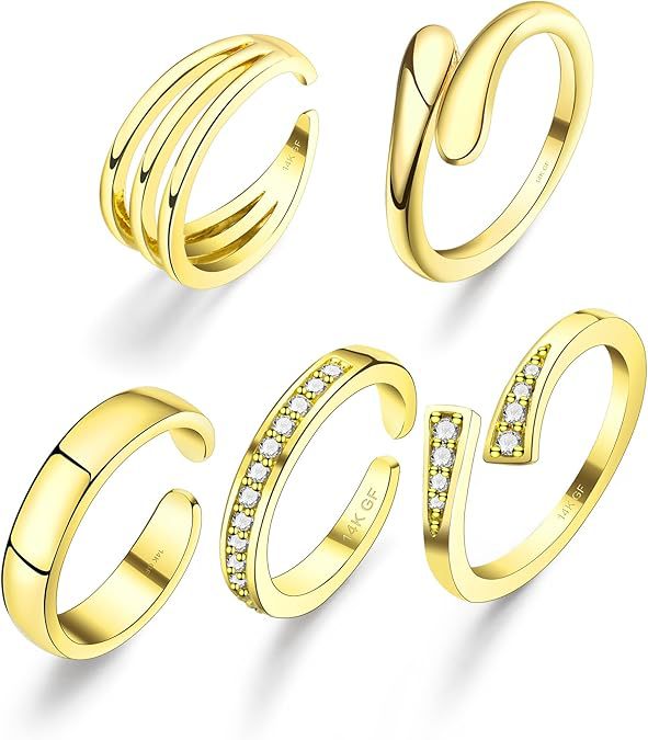 Wholesale Advanced copper plated real gold inlaid zircon open toe ring, niche versatile foot ring