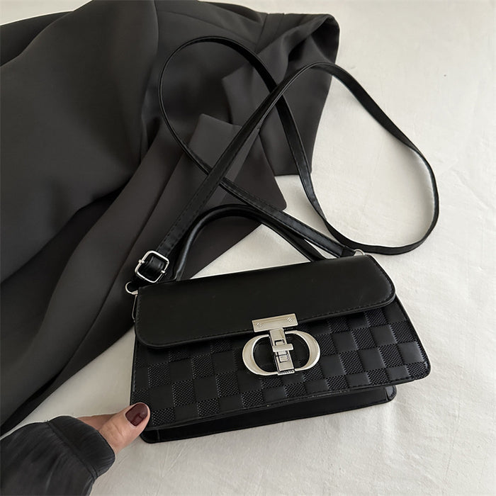 Wholesale Fashionable retro PU small square bag, popular single shoulder crossbody bag