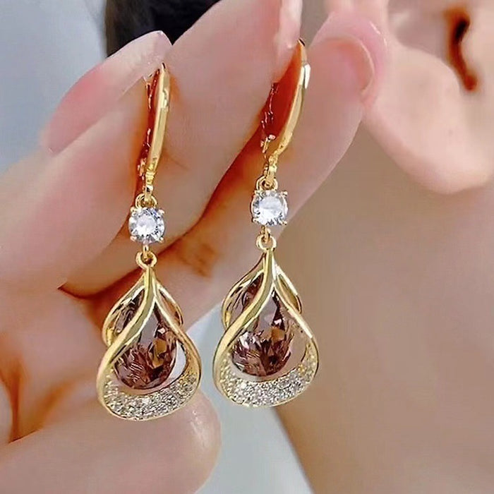 Wholesale Lake blue earrings earrings personalized earrings earrings temperament earrings