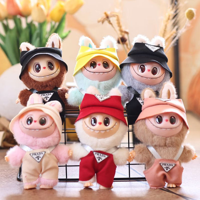 Wholesale cute vinyl rabbit pendant plush toy doll little rabbit bag pendant keychain doll