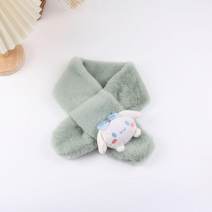 Wholesale Pure Color  Cartoon Cute Scarves