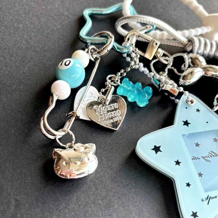 Wholesale Star pendant, bag pendant, pet photo, keychain