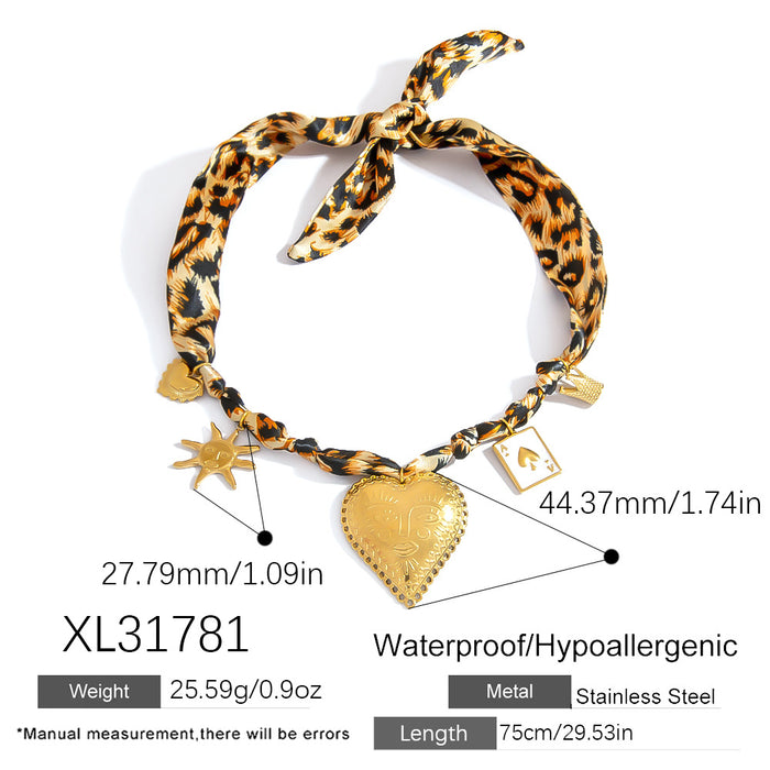 Wholesale Titanium Steel Necklace  Gold Accessible Luxury High-End Sun Flower Silk f Titanium Steel Color-Preserving Clavicle Chain Necklace