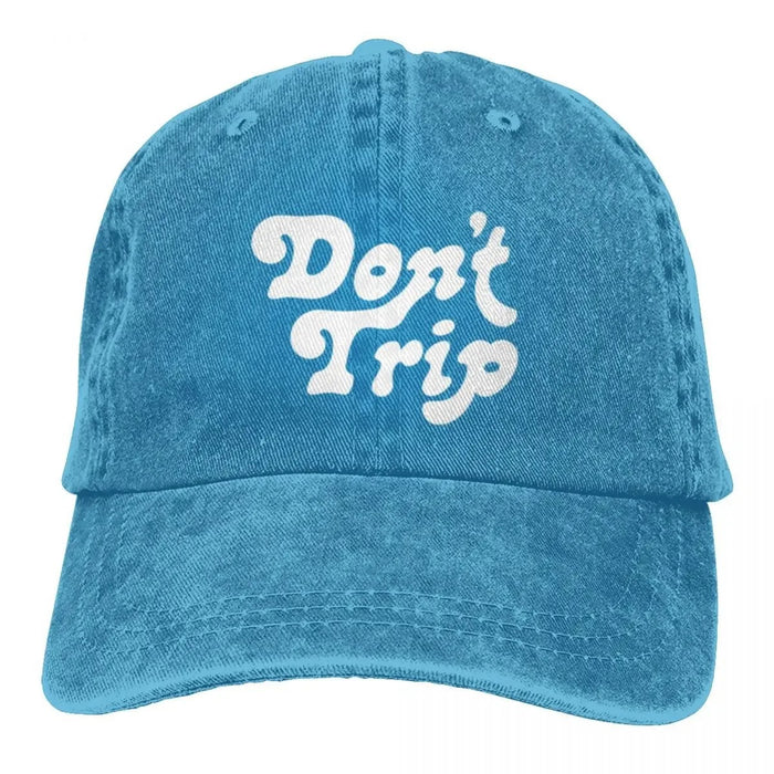 Wholesale Don T Trip Print Funny Baseball Cap Trendy Adjustable Sun Hat For Summer Casual Fashion Accessory Gift