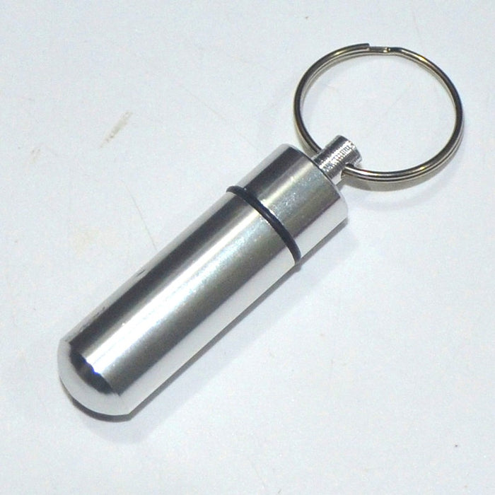 Wholesale Aluminum Alloy Pill Bottle Cartridge Keychain JDC-KC-KB001