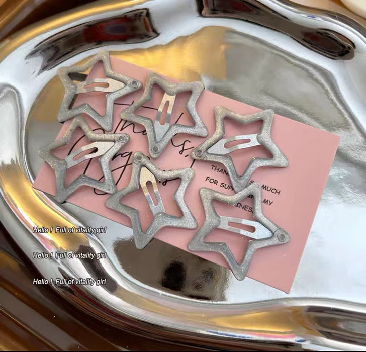 Wholesale Hairpin Sweet Cool Five-pointed Star Side Bangs Hairpin Hair Accessories