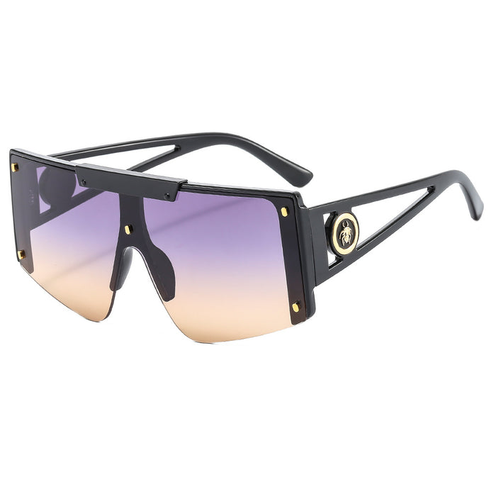 Wholesale Fashionable half frame personalized sunglasses trend