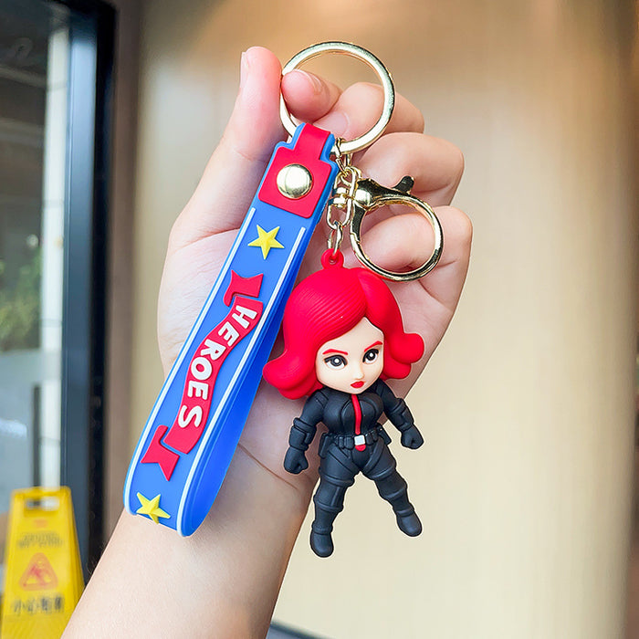 Wholesale PVC Creative Cartoon Animation Keychain JDC-KC-LeZi019