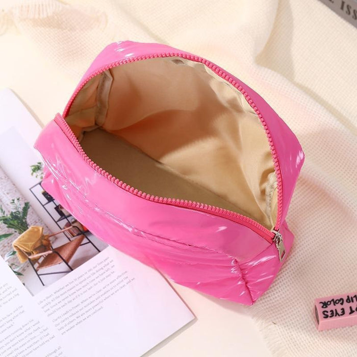 Wholesale Quilted Waterproof Polyester Cosmetic Bag Large Capacity Lightweight Handbag Style Women S Travel Toiletry Organizer