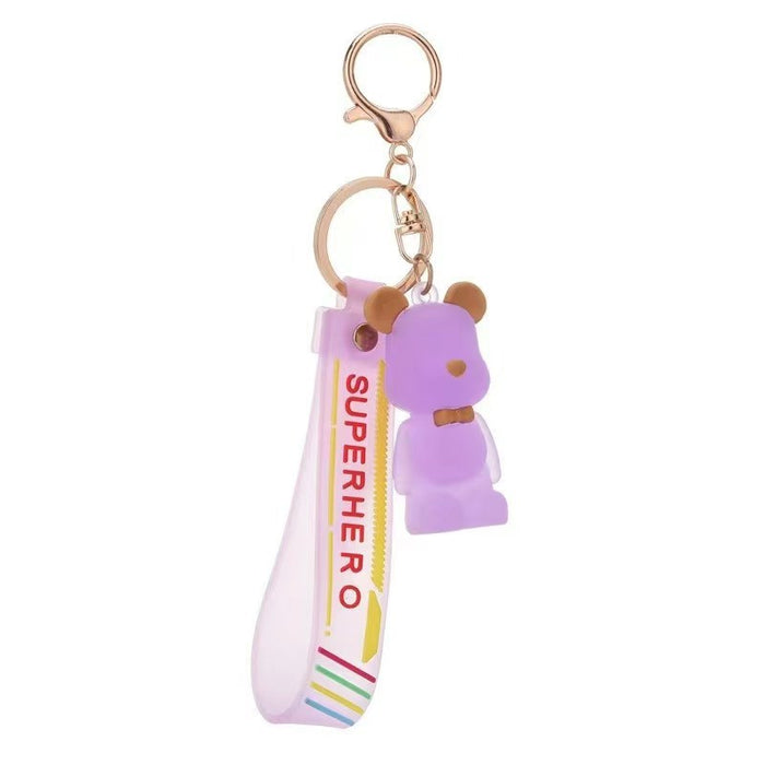 Wholesale Cartoon keychain cute key pendant car bag decoration