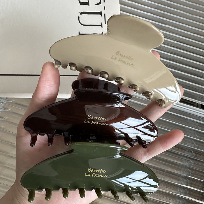 Wholesale Maillard grip clip France gold standard brown hair grip plate hair shark clip large