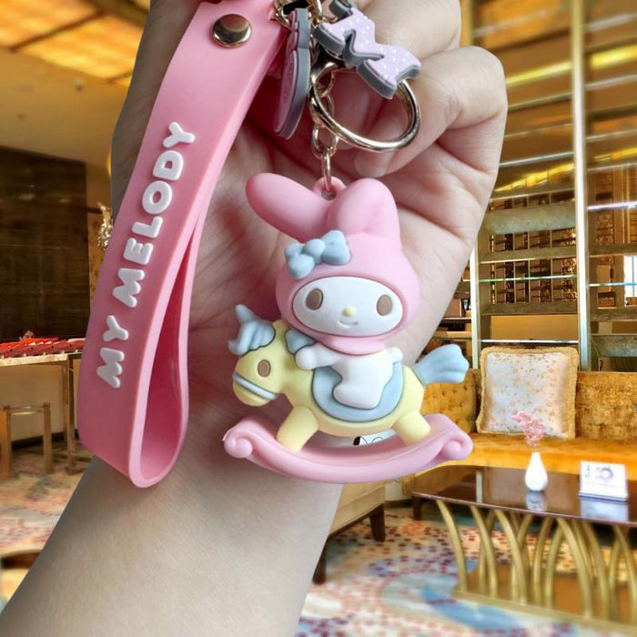 Wholesale Cartoon Doll Silicone Keychain JDC-KC-MingT272