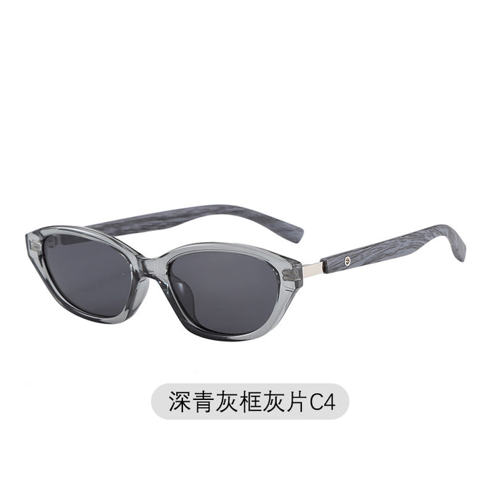 Wholesale Sunglasses with high-end feel, UV resistant, wood grain leg sunglasses
