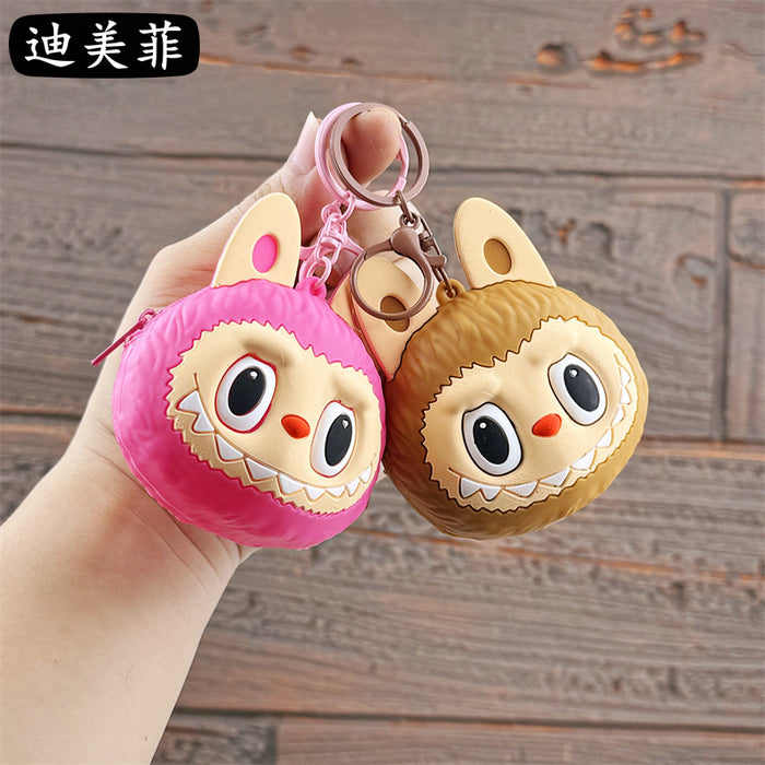 Wholesale Coin Purse Keychain Cartoon Doll Keychain Couple Student Bag  Pendant