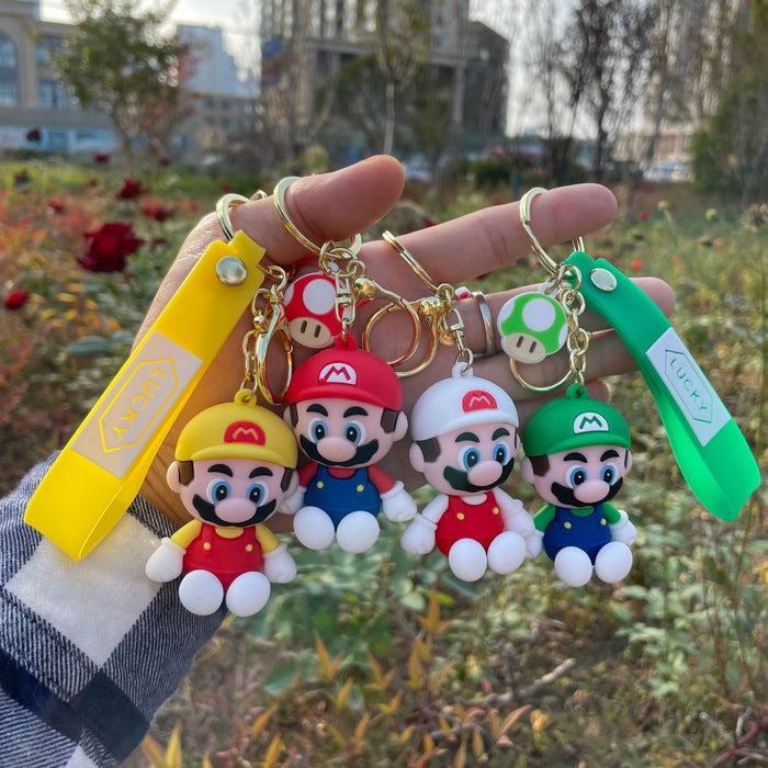 Wholesale Cartoon Cute Anime Soft Rubber 3D Doll PVC Keychain Bag Pendant