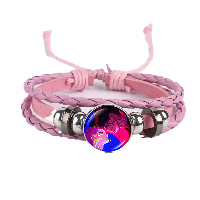 Wholesale Kpop Cute Cartoon Time  Bracelet